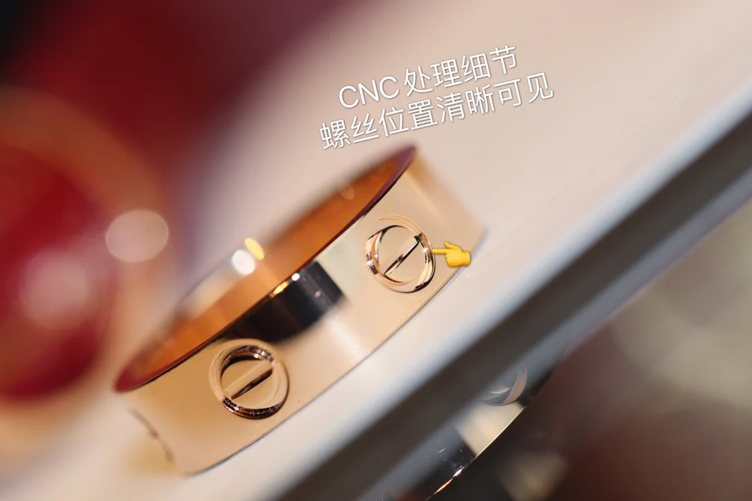 Кольцо Cartier Love — розовое золото, белое золото, желтое золото — без бриллиантов