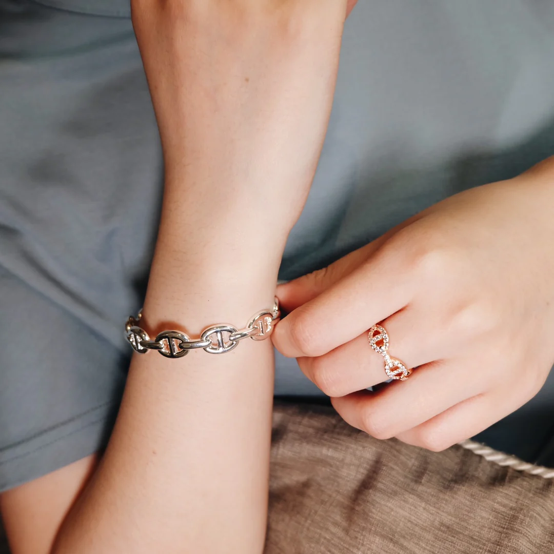 Браслеты и кольца Hermes