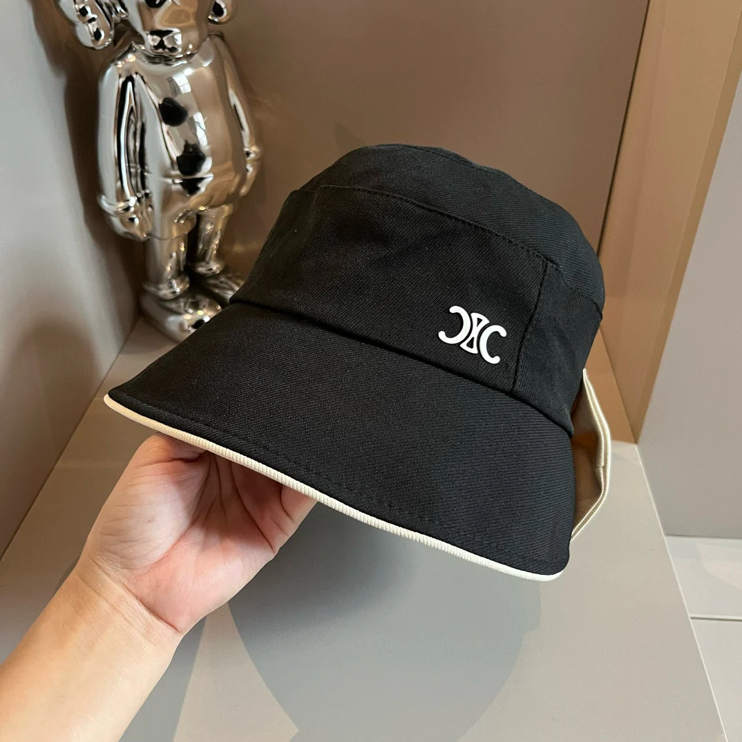 Панама Celine с бабочкой - черная