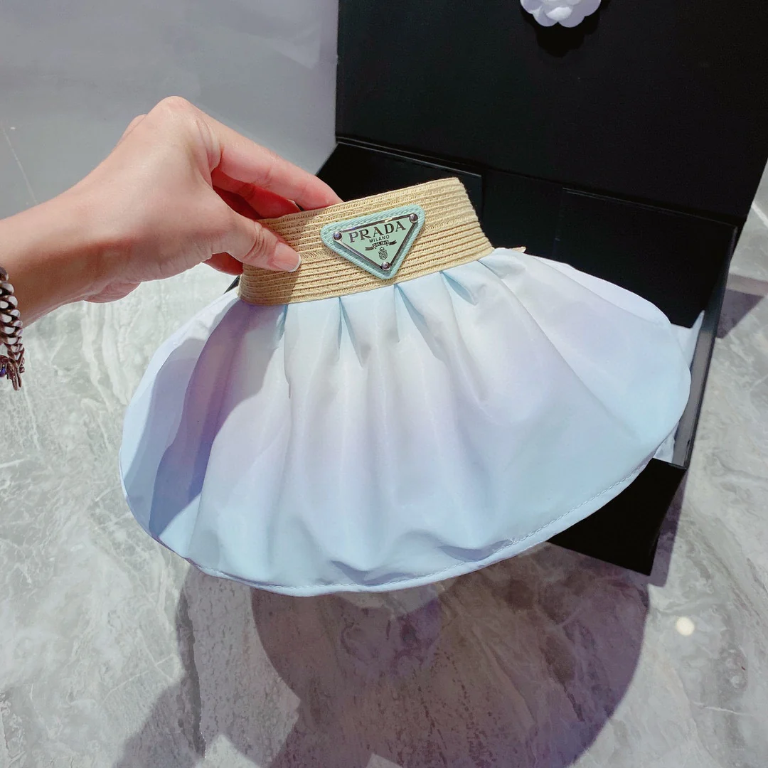 Солнцезащитная шляпа Prada Shell Rainbow - защита от УФ-излучения - 1 шт.