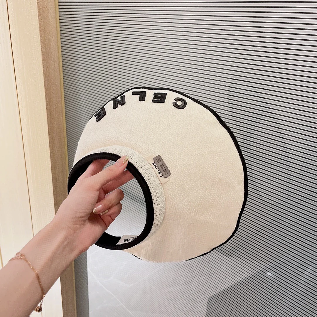 Новая большая летняя солнцезащитная шляпа Celine 2022 года - 1 шт.