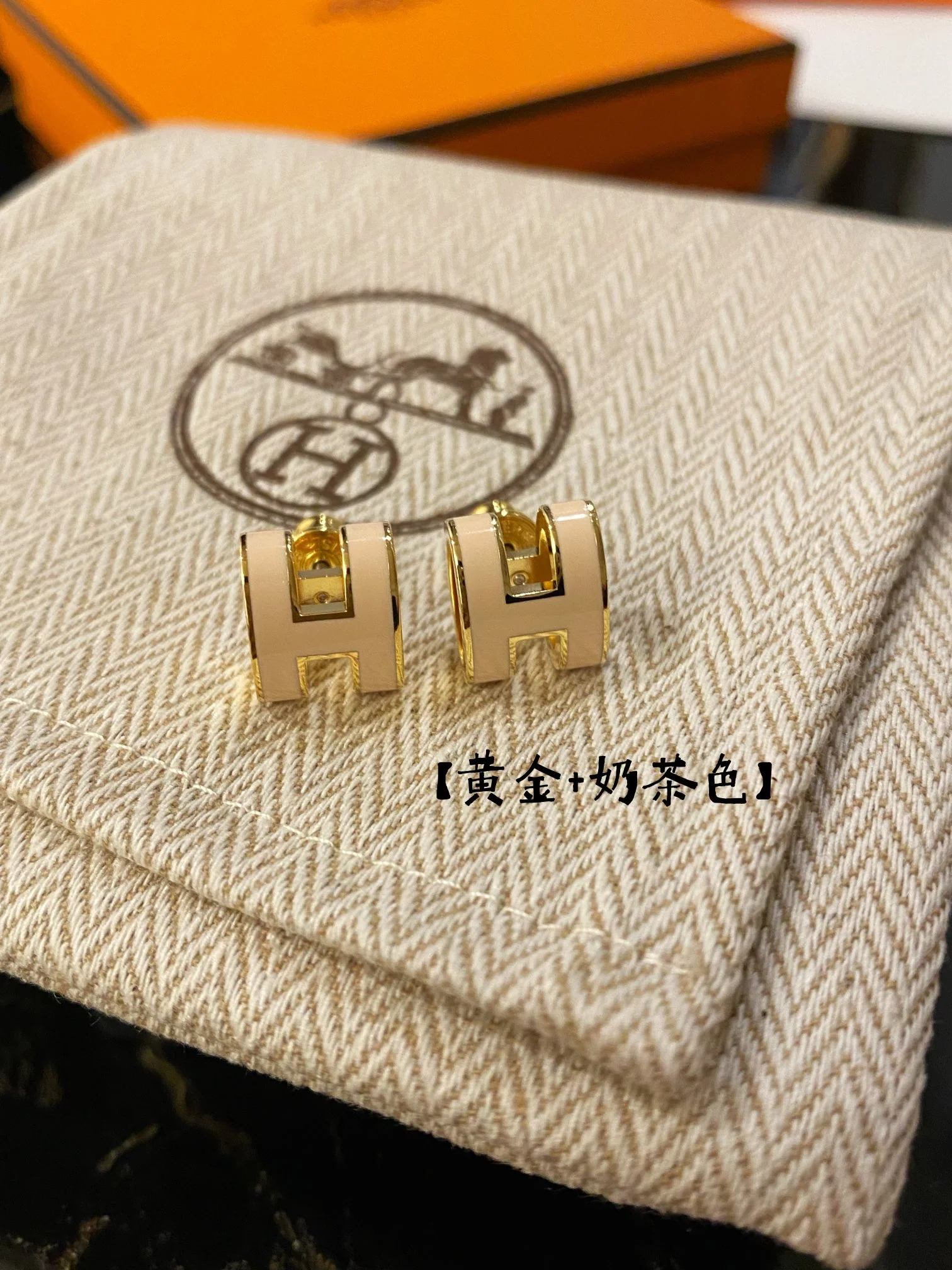 Серьги Hermes 030