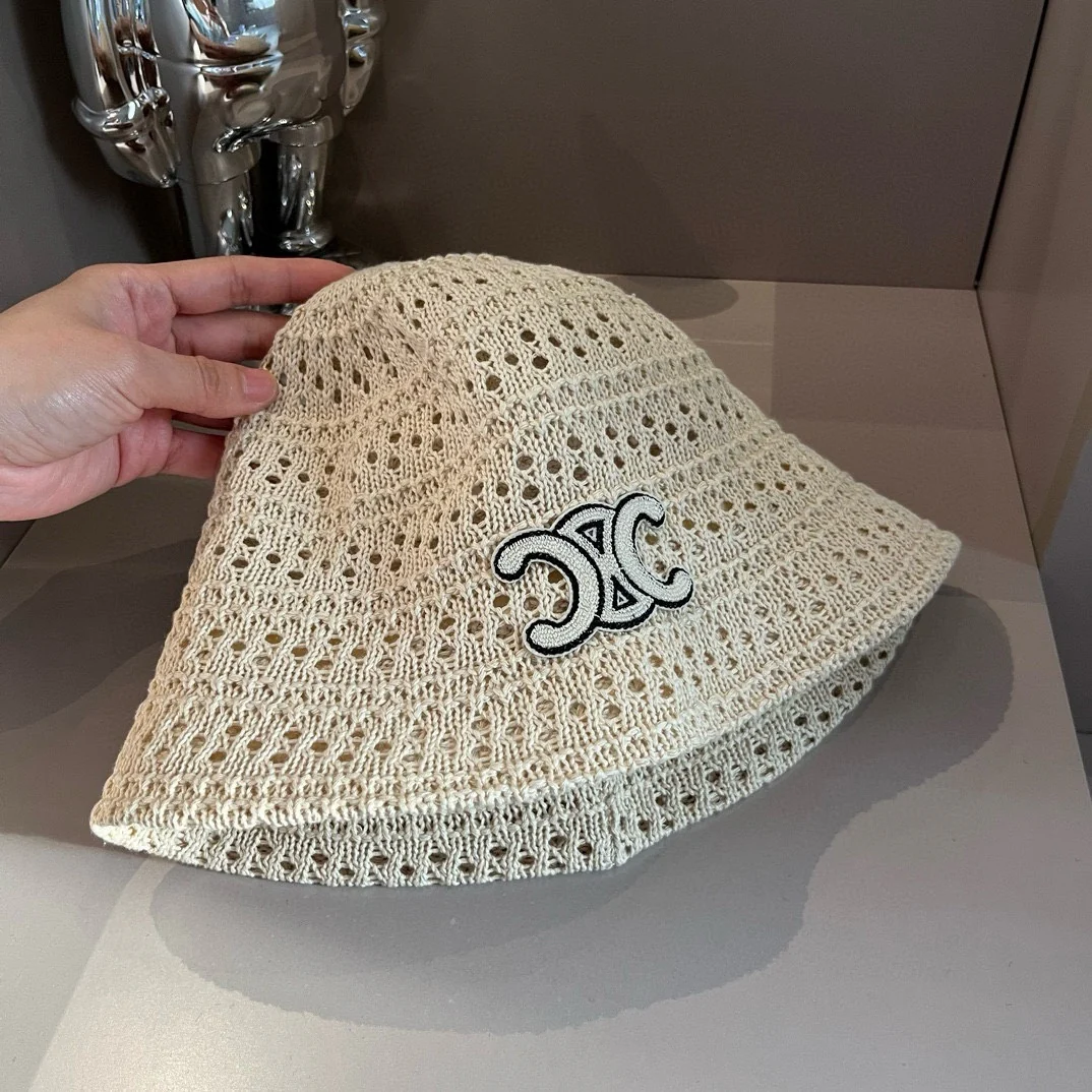 Celine - Новая вязаная панама - Бежевая