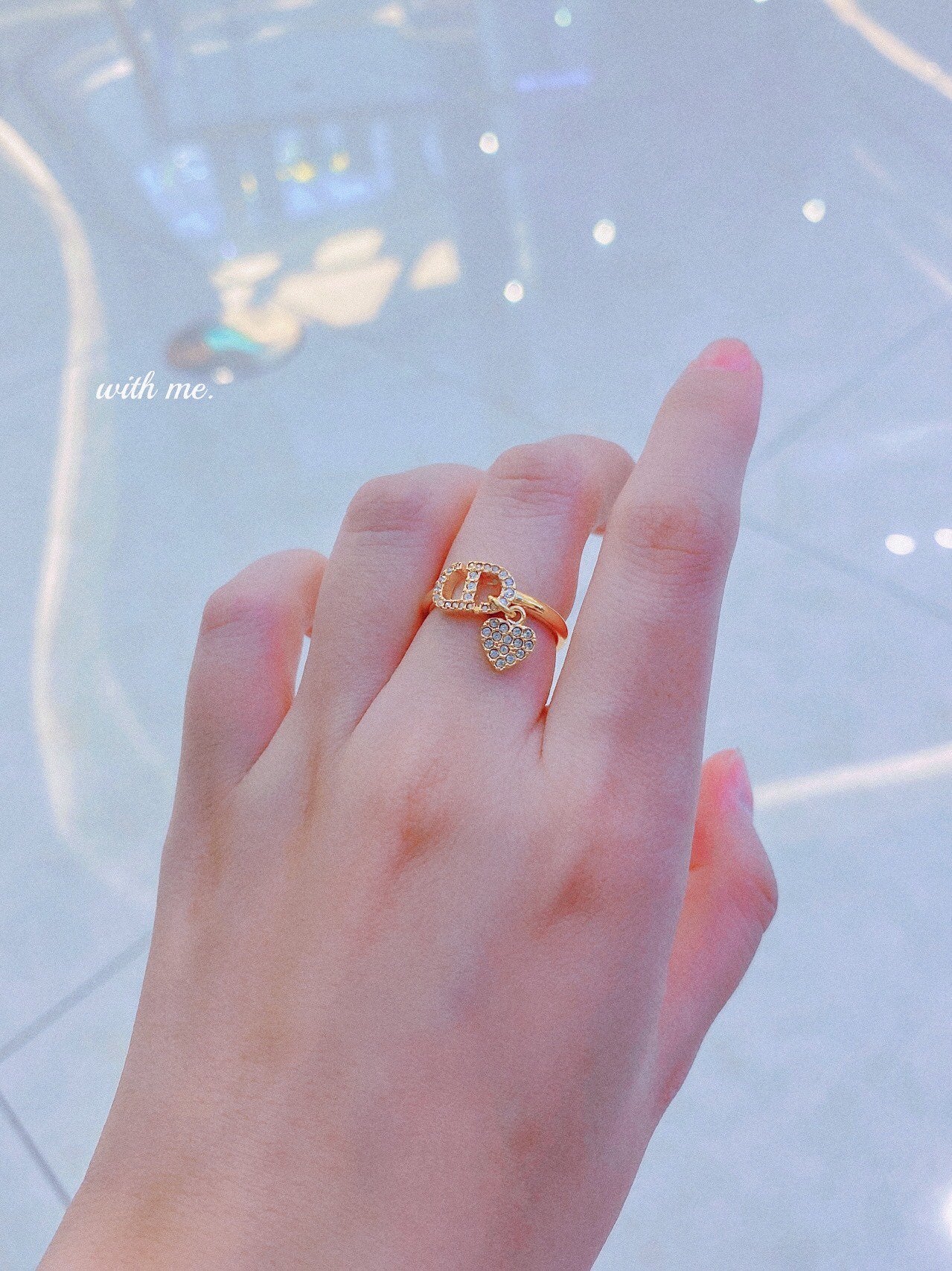 Кольцо Dior 020