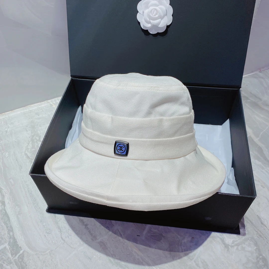 Chanel - Солнцезащитная шляпа - Солнцезащитный козырек - Черная