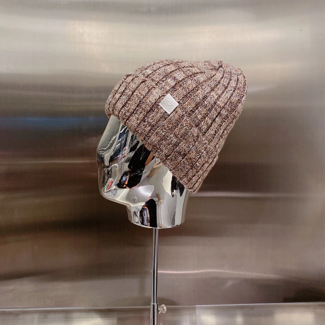 Lolway - Шерстяная вязаная шапка-бини