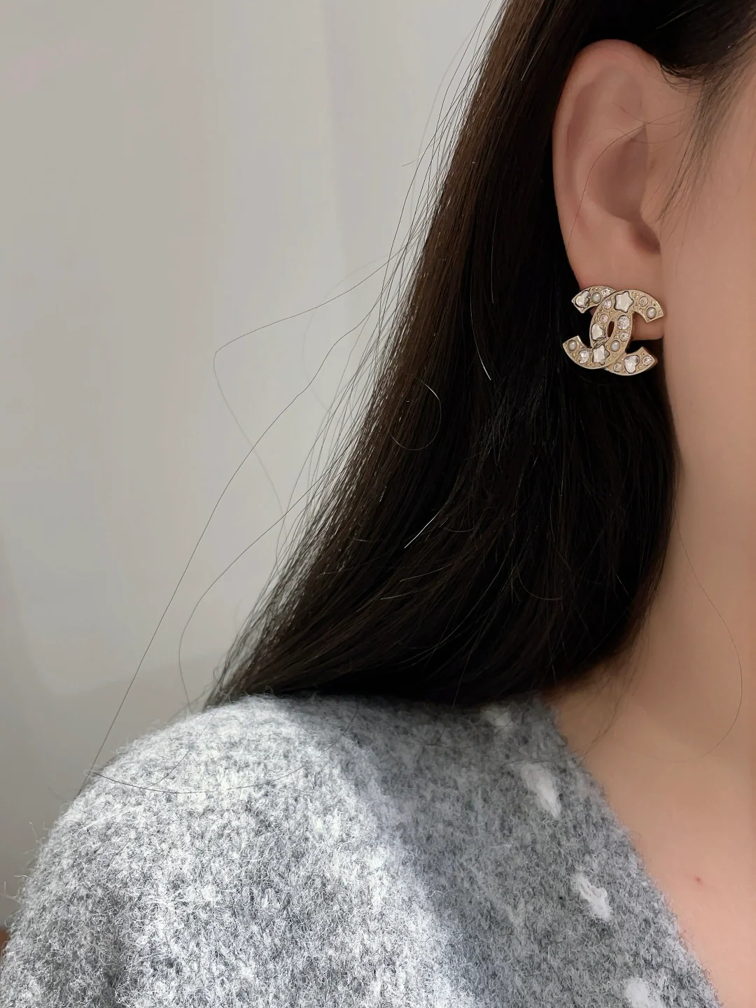 Chanel - Серьги в форме сердца, пятиконечной звезды и двойной буквы С (25 пенсов)