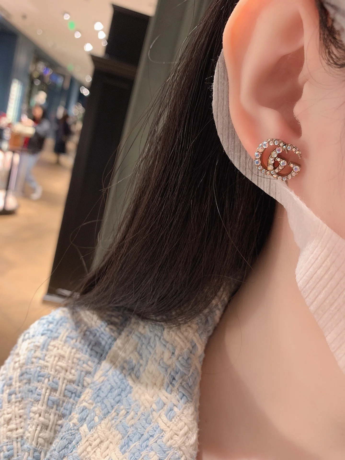 Серьги Gucci 011