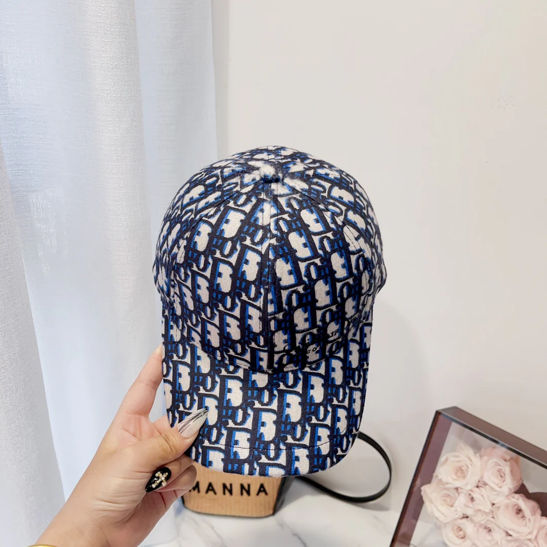 Dior - Новая классическая бейсболка с монограммой - синяя