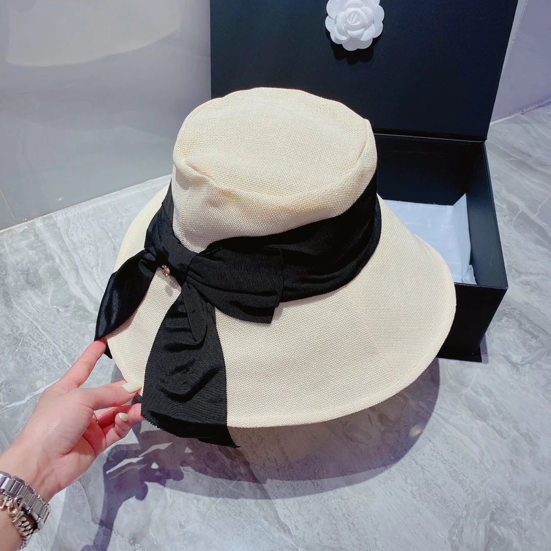 Chanel - Солнцезащитная шляпа - Солнцезащитный козырек - Белый