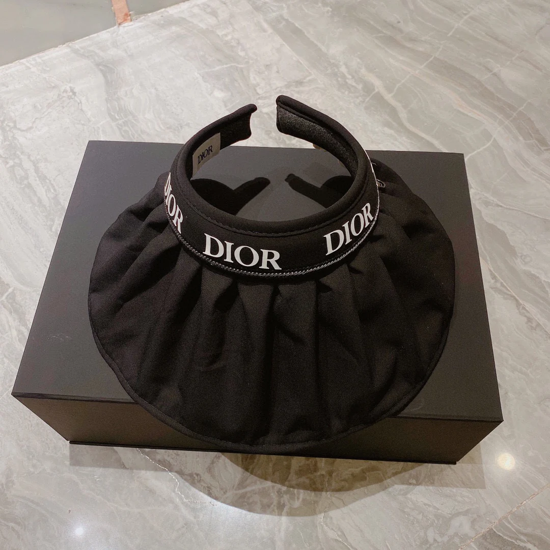 Dior - Солнцезащитная повязка на голову из ракушки - Ткань с защитой от УФ-излучения