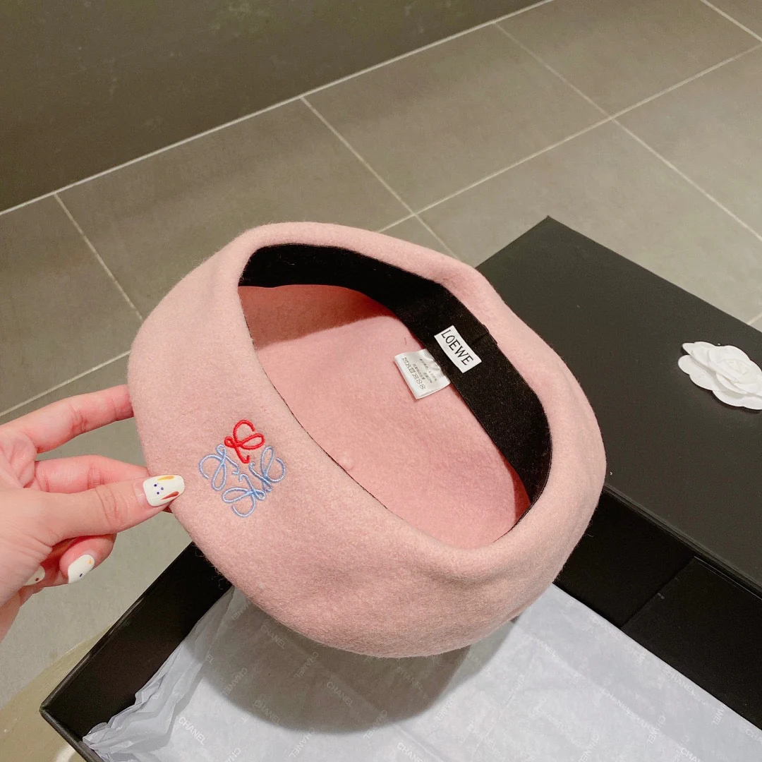 Лолвей - Шерстяной берет - Розовый