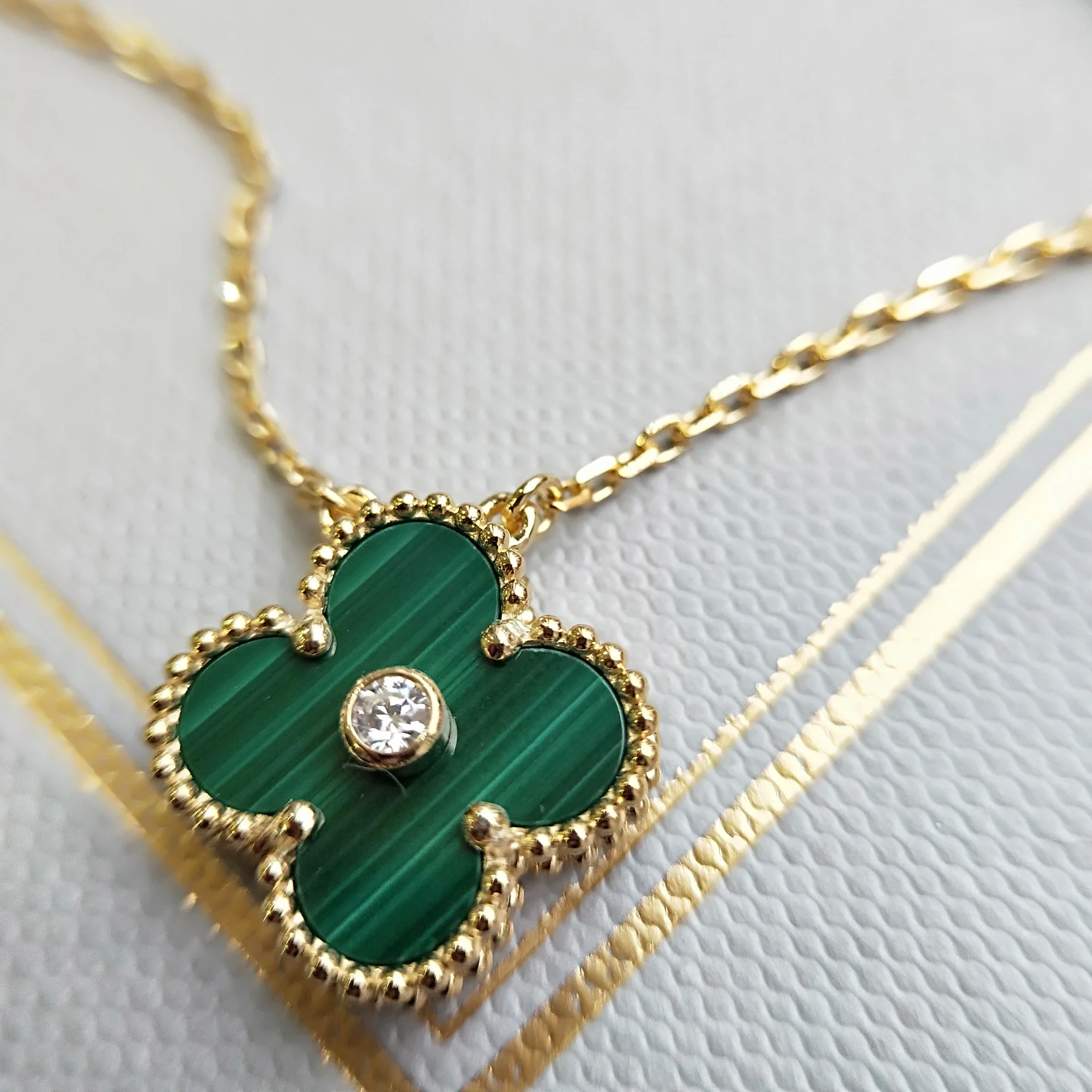 Малахитовое колье VCA