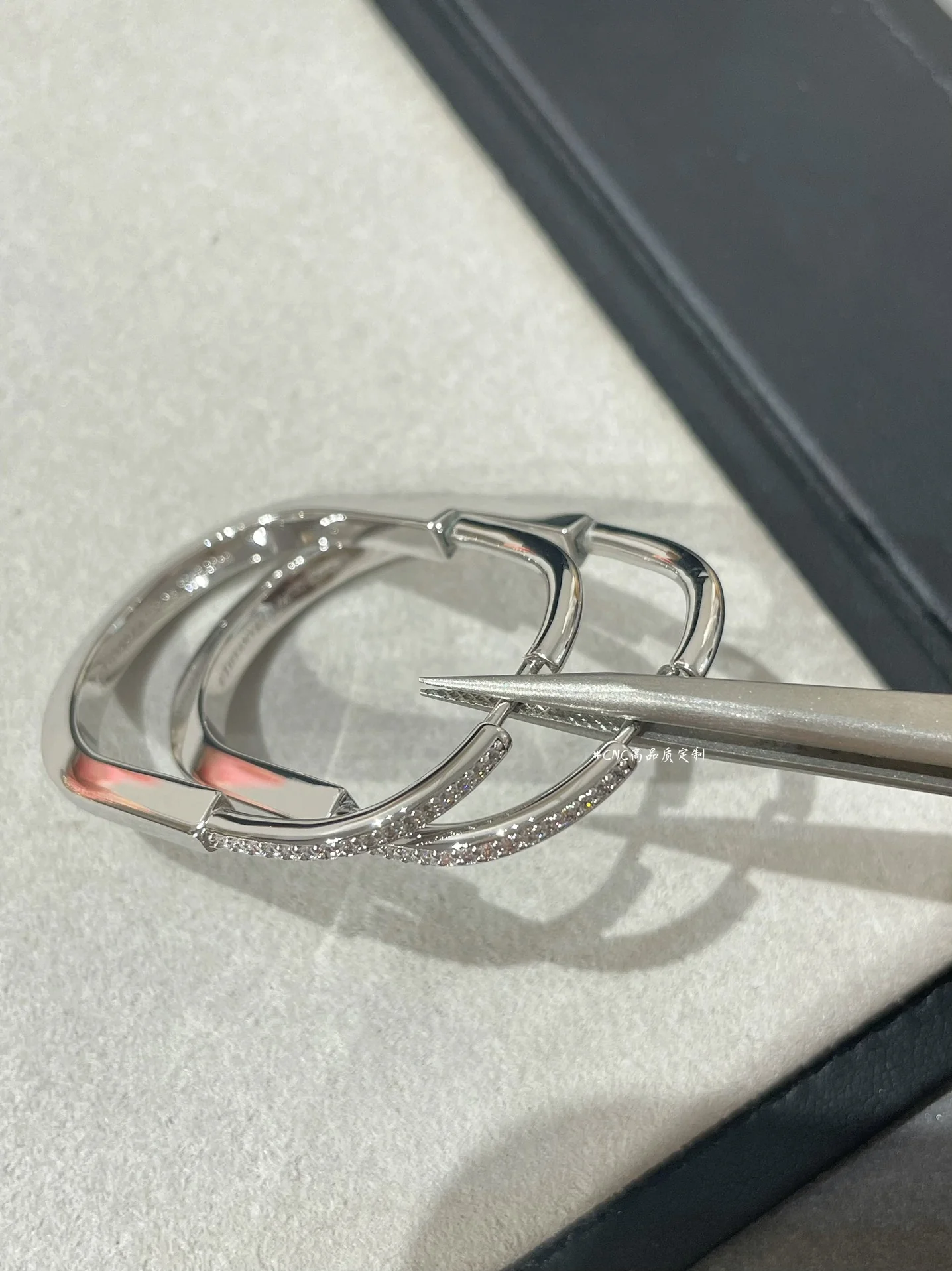 Серьги Tiffany - серебряные 009