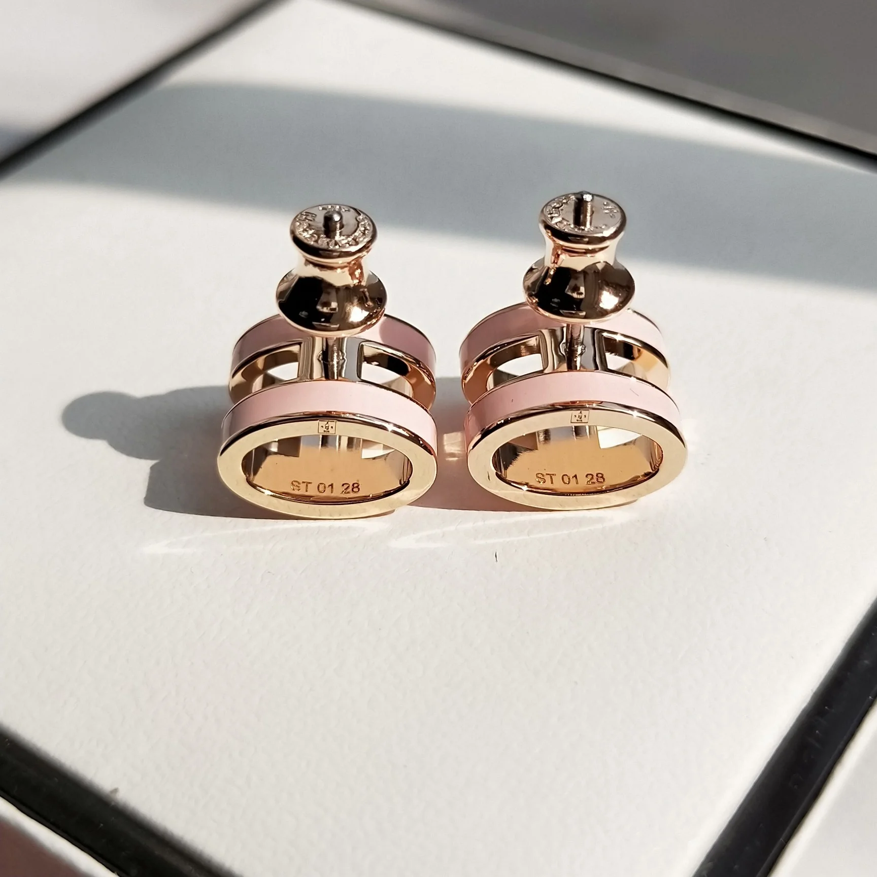 Серьги Hermes - Пусеты - 4 шт.