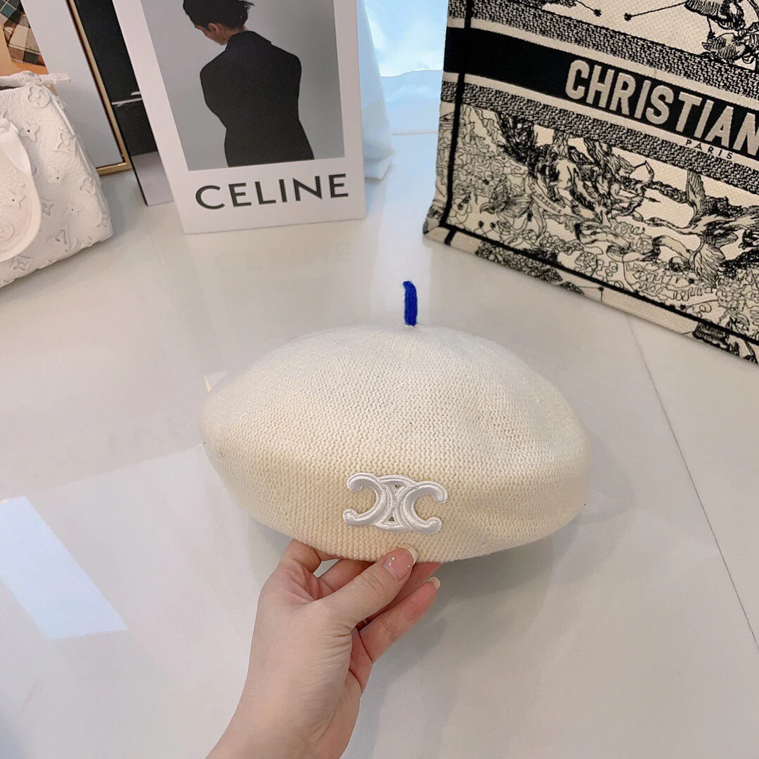 Шерстяная шляпа художника из селина