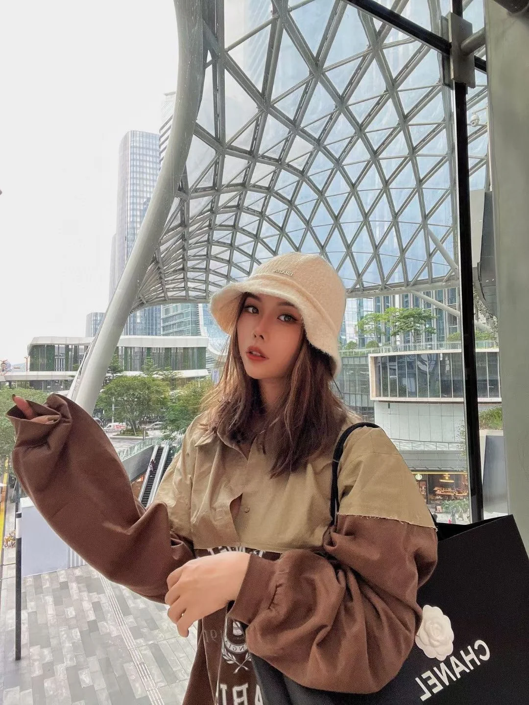 Шерстяная рыбацкая шляпа Prada - 1