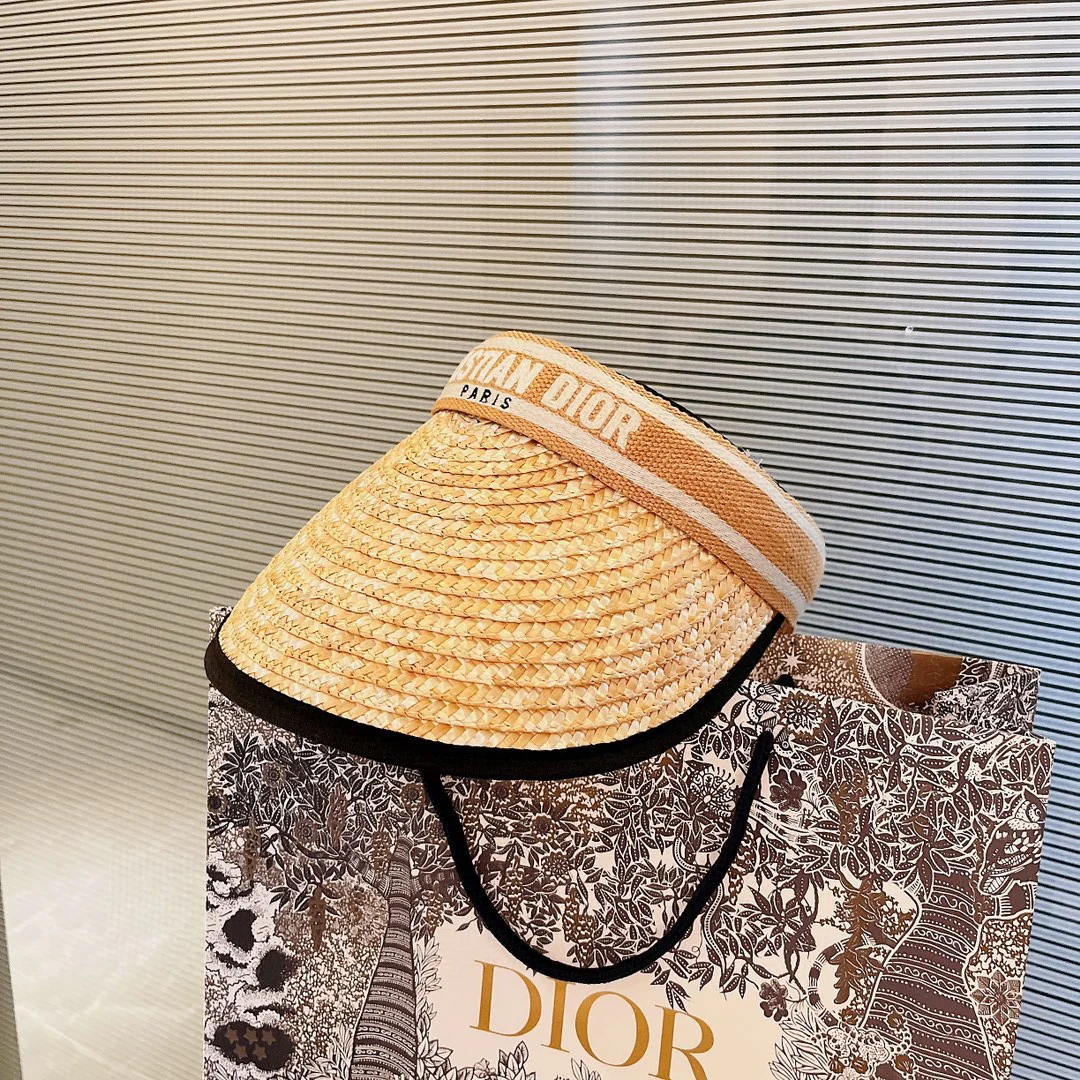 Соломенная шляпа Dior от солнца - 4 цвета