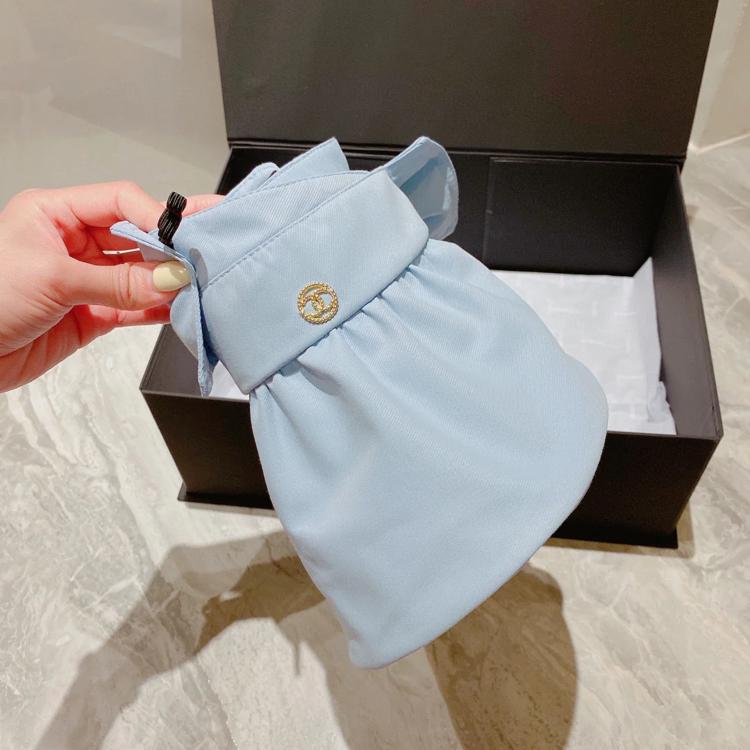 Солнцезащитная шляпа Chanel - Парик с открытым верхом - 6