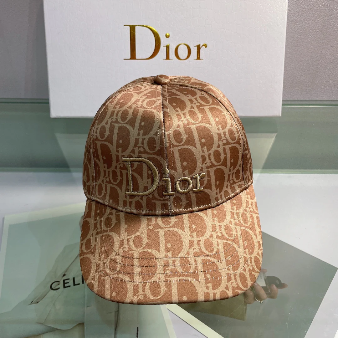 Dior - Бейсболка с вышитым монограммом по всей поверхности - 1