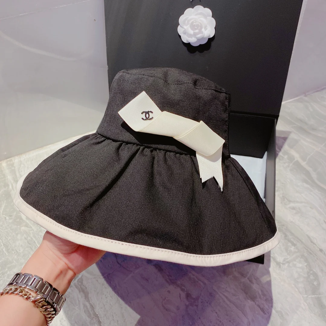 Chanel - Солнцезащитная шляпа - Шляпа-солнцезащитный зонт - Рыбацкая шляпа