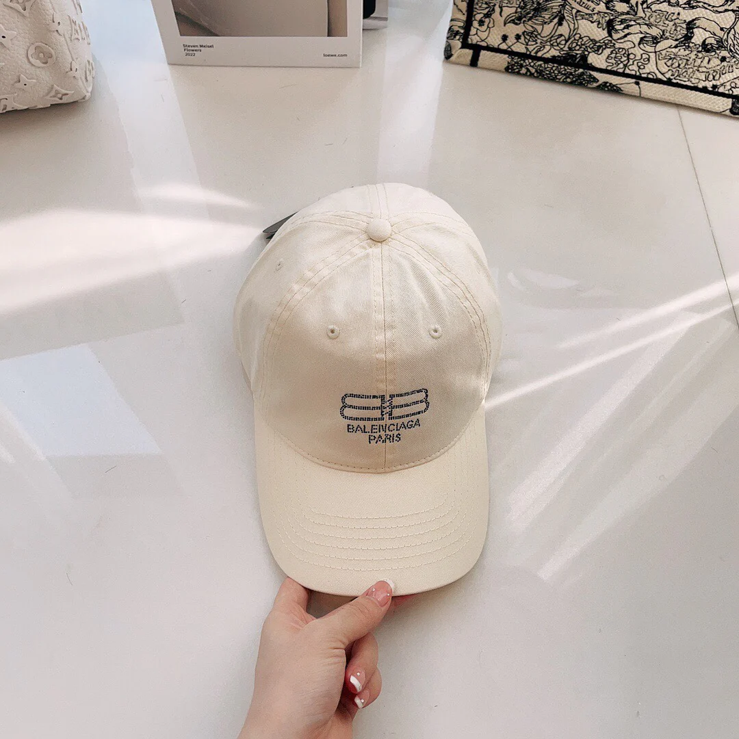 Balenciaga - Всесезонная бейсболка из чистого хлопка - Белая