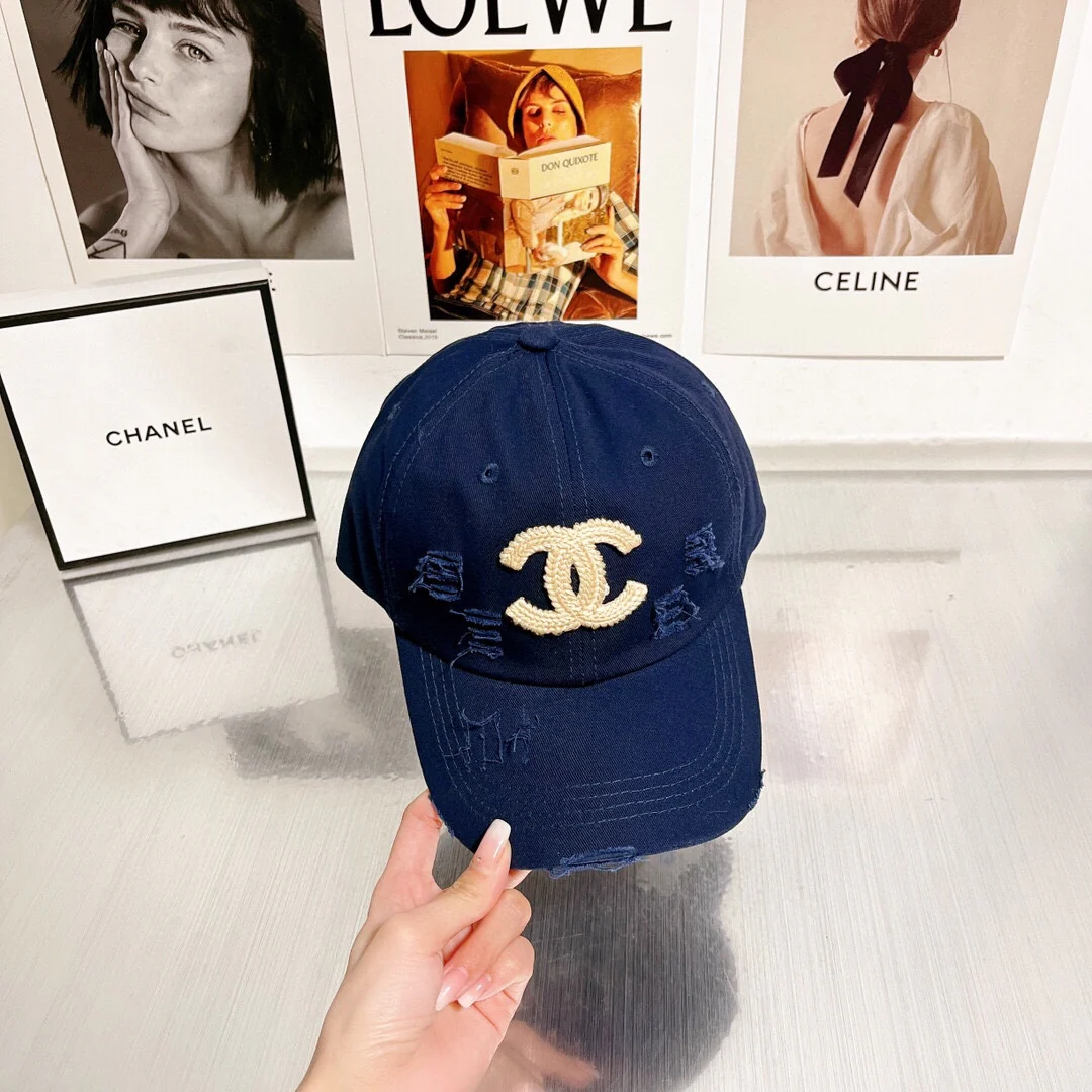 Новая бейсболка Chanel 2022 с вышивкой - 1