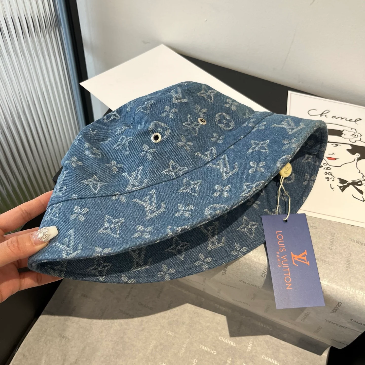 LV - Джинсовая панама с монограммой