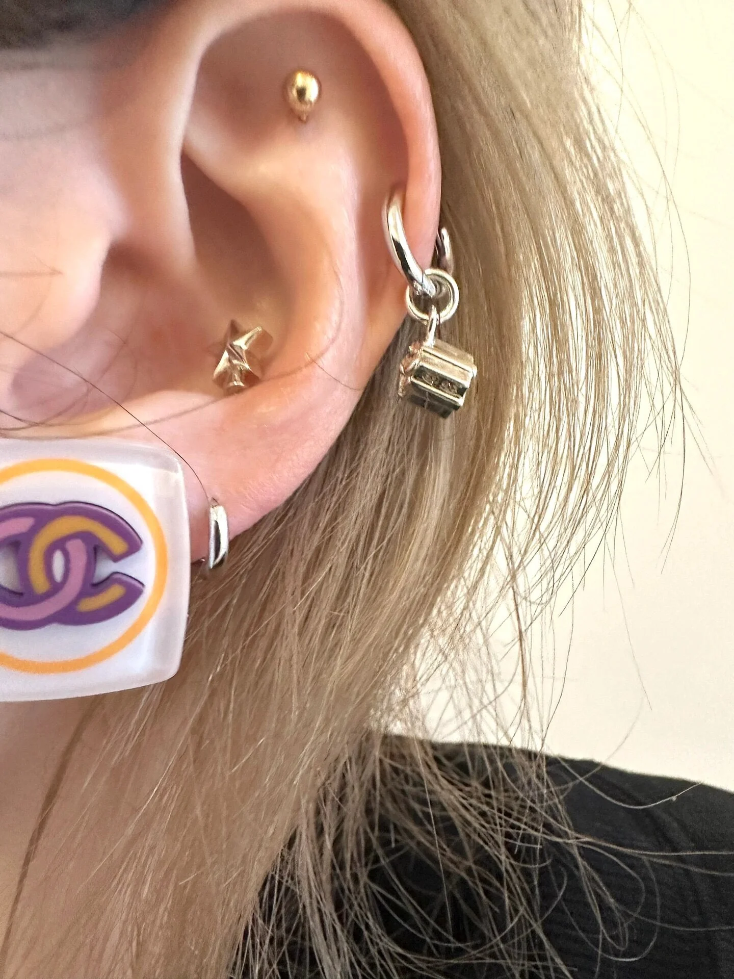 Серьги Chanel 846