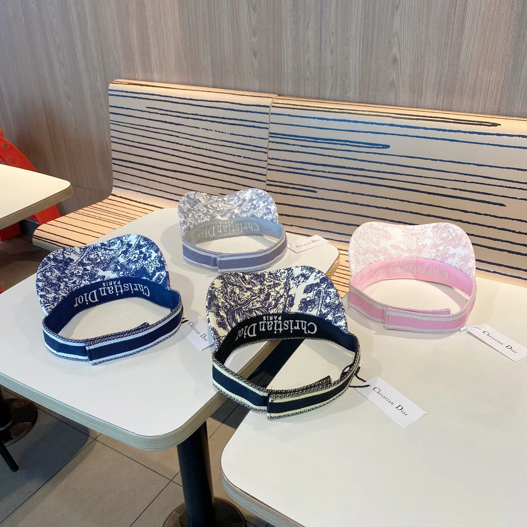 Dior - Новый корейский стиль - Солнцезащитная шляпа с узором - Унисекс