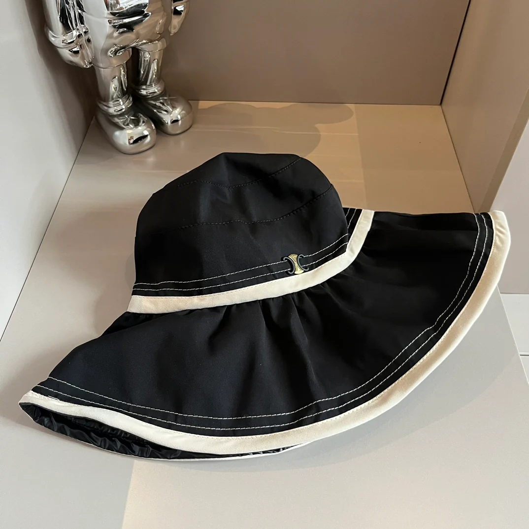 Celine - Новая простая и элегантная панама - Черная