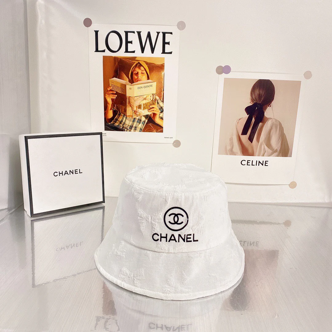 Новинка 2022 года от Chanel - Рыбацкая шляпа - Белая - 1