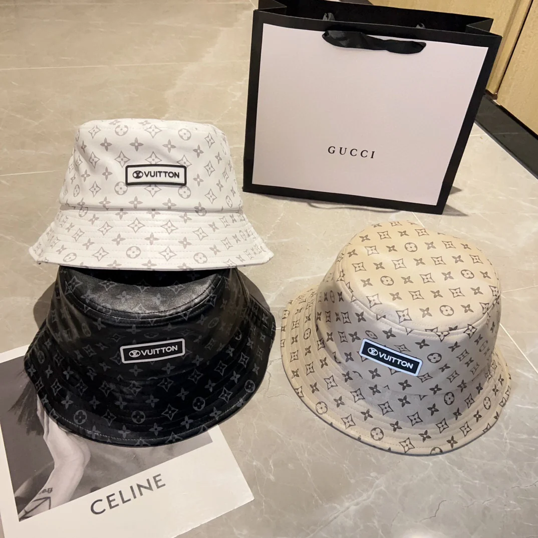 LV - Новейшая кожаная рыбацкая шляпа 2023 года