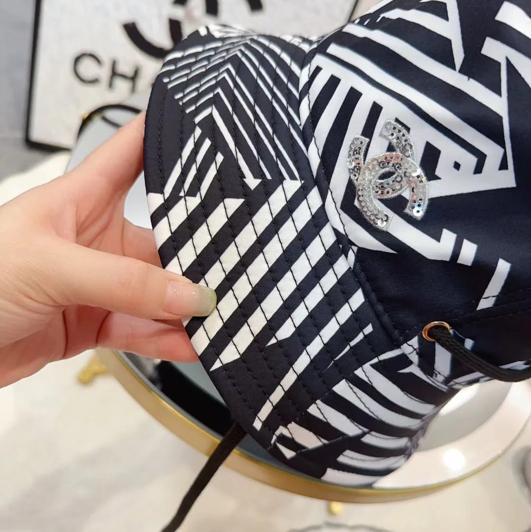 Рыбацкая шляпа Chanel — Новейшая коллекция, пользующаяся огромным спросом — Черная