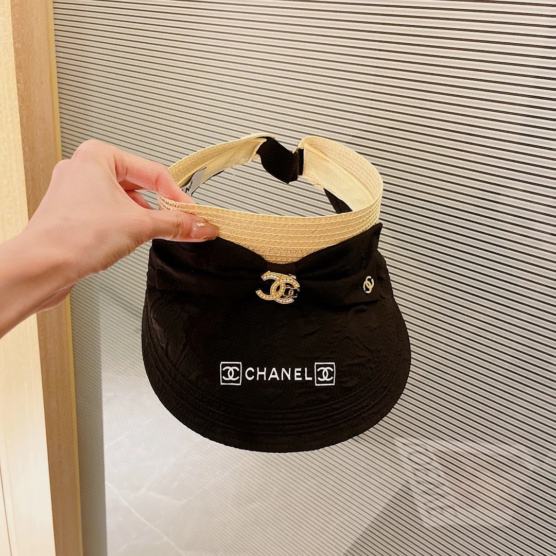 Новая летняя солнцезащитная шляпа Chanel - 2 шт.