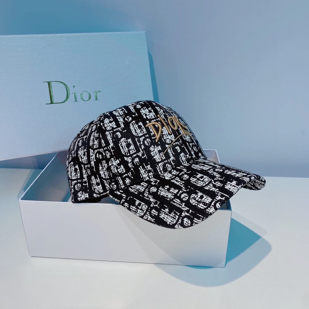 Бейсболка Dior - черная - унисекс - 1