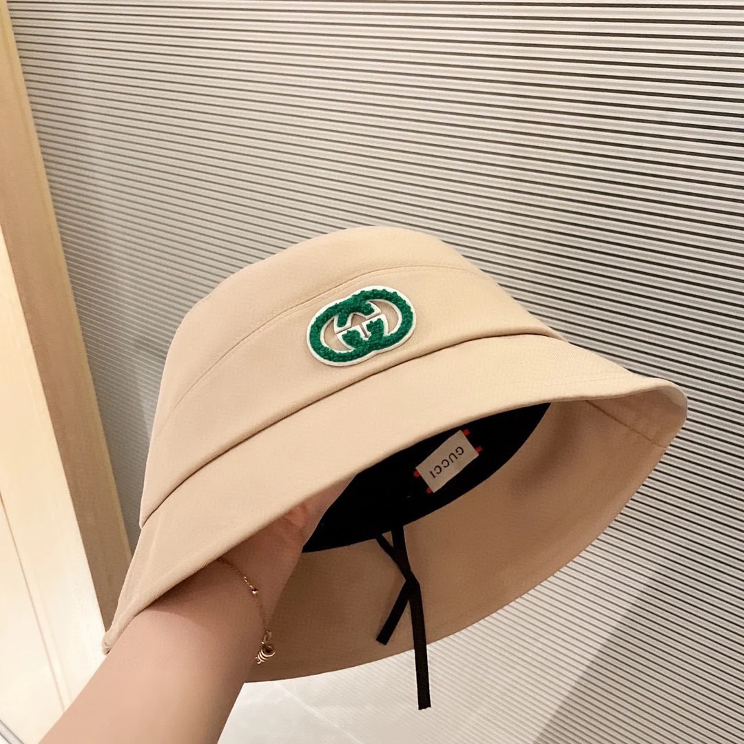 Gucci - Простая рыбацкая шляпа с неровной строчкой