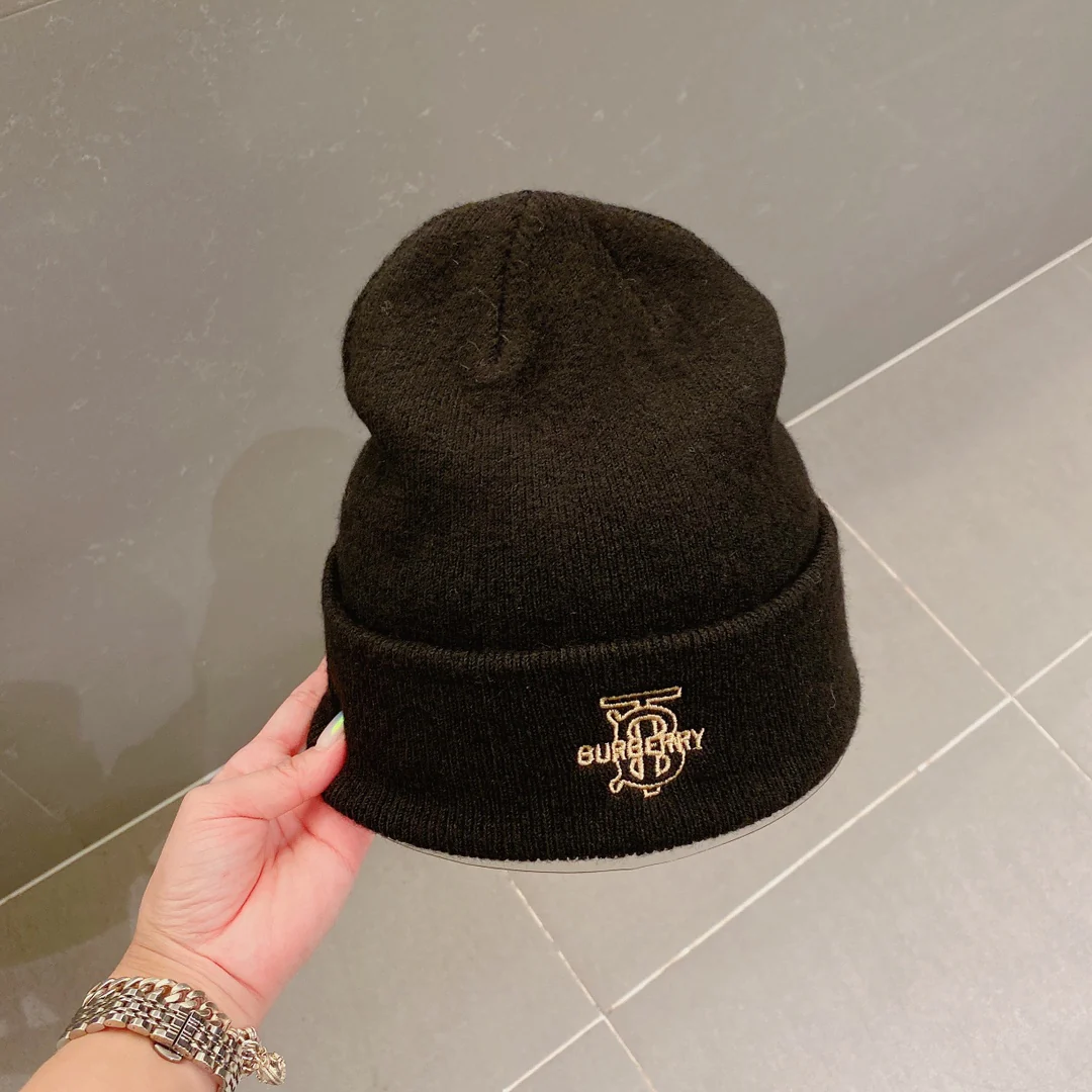 Вязаная шерстяная шапка Burberry - tb