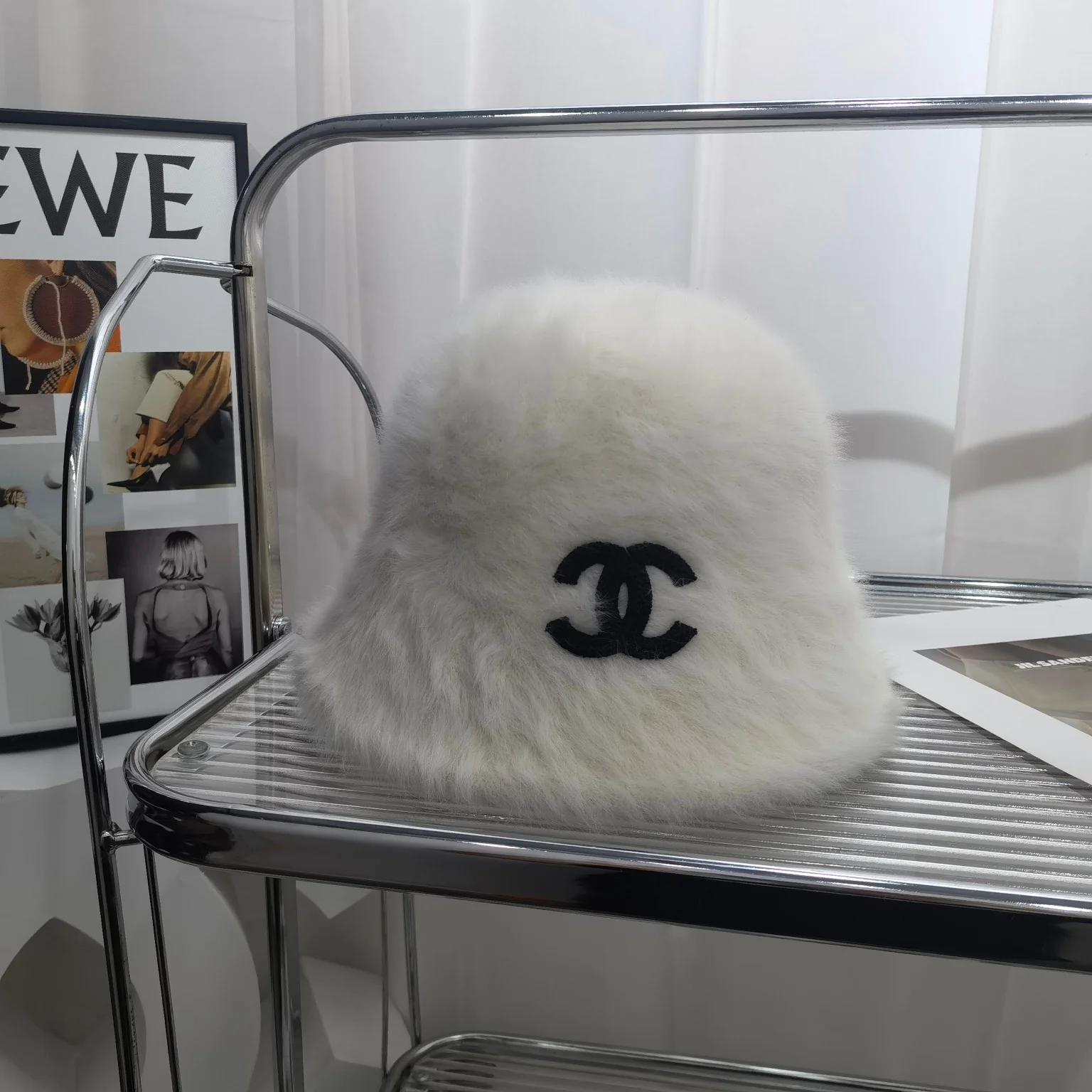 Chanel - Флисовая рыбацкая шляпа