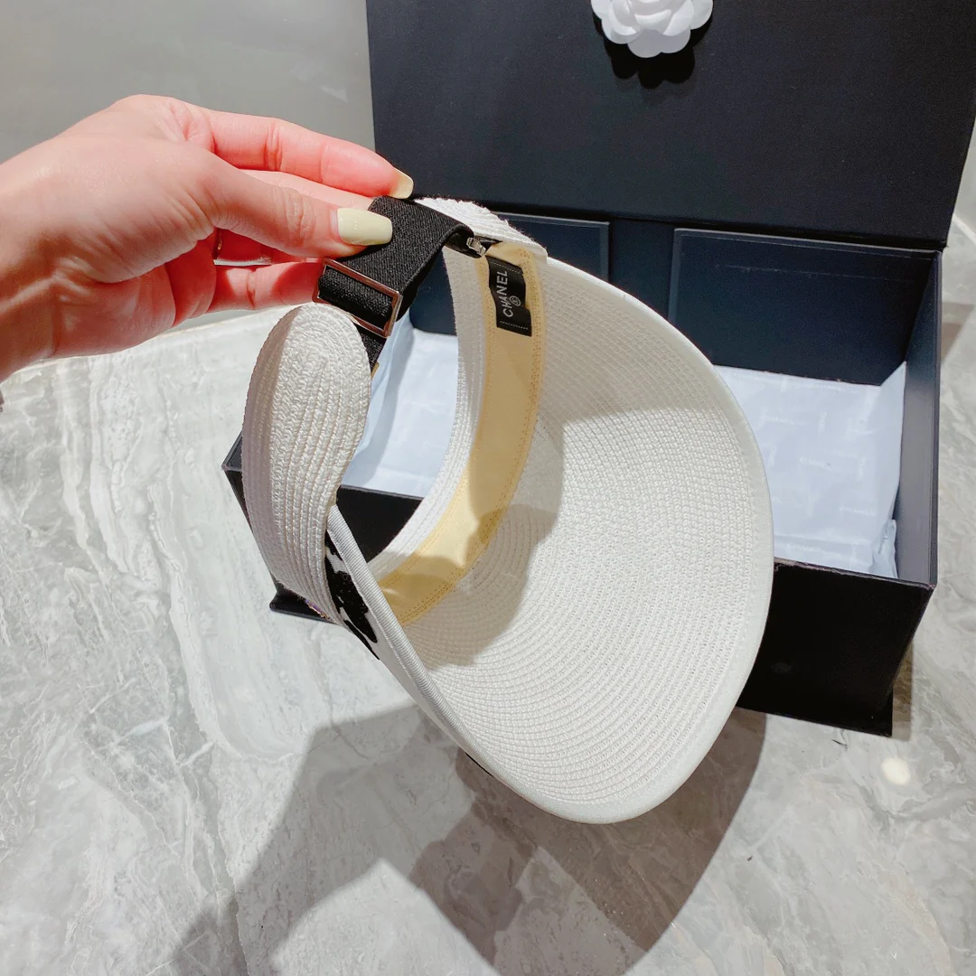 Солнцезащитная шляпа Chanel - Парик с открытым верхом - 1