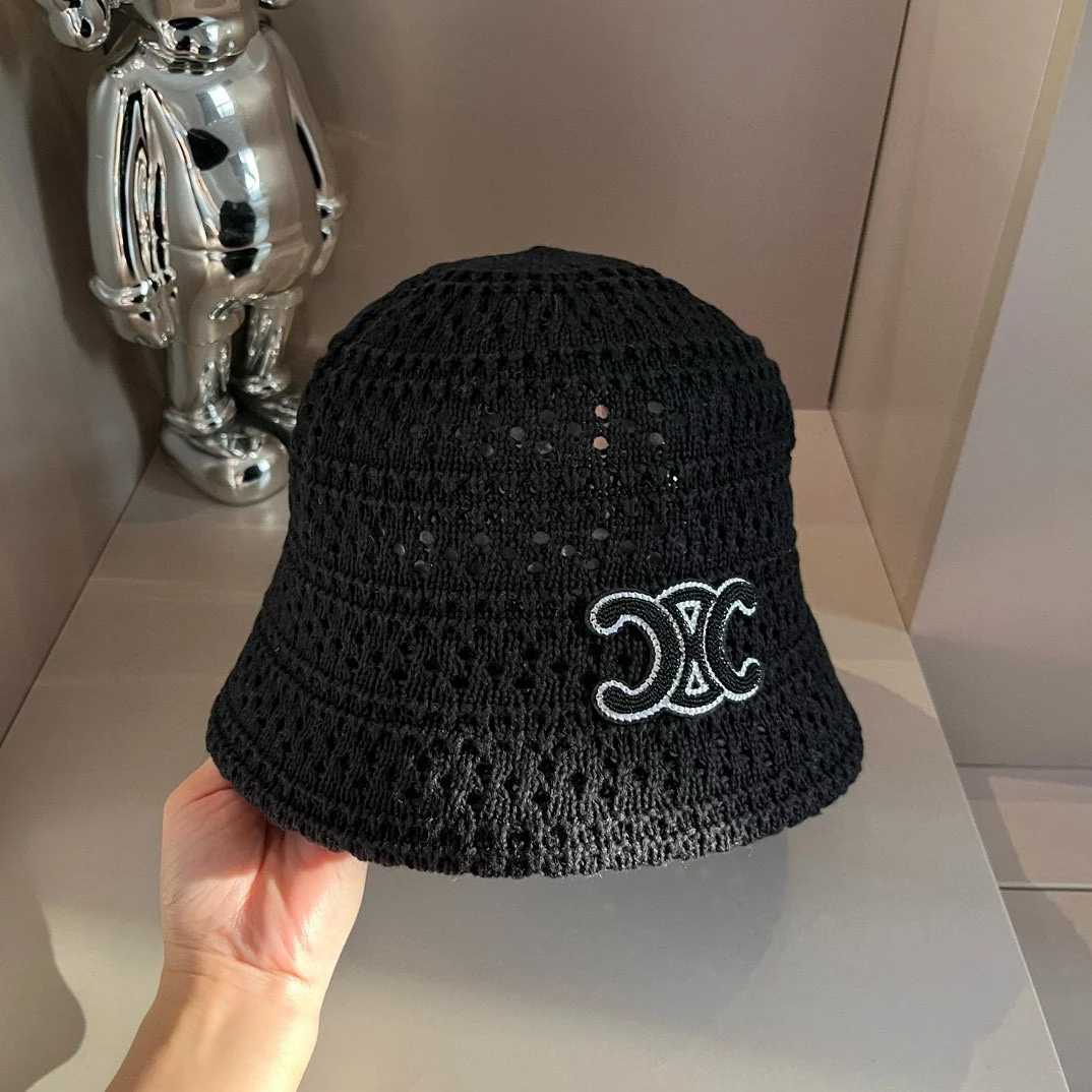 Celine - Новая вязаная панама - Черная