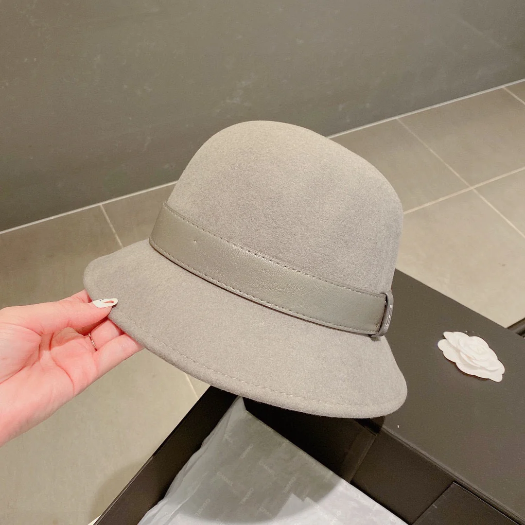 Шерстяная шляпа Hermes - серая