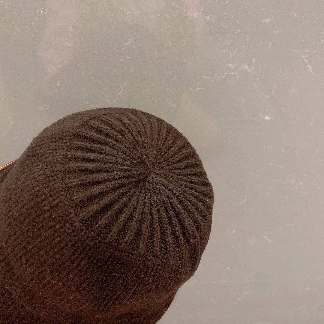 Miu Miu - Вязаная рыбацкая шапка - Черная - 1