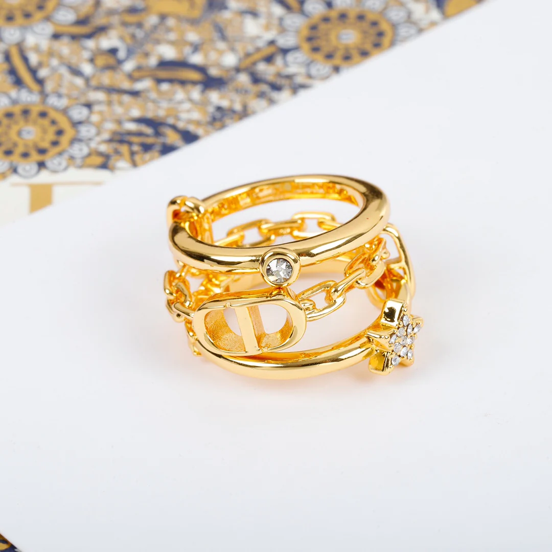 Кольцо Dior 016