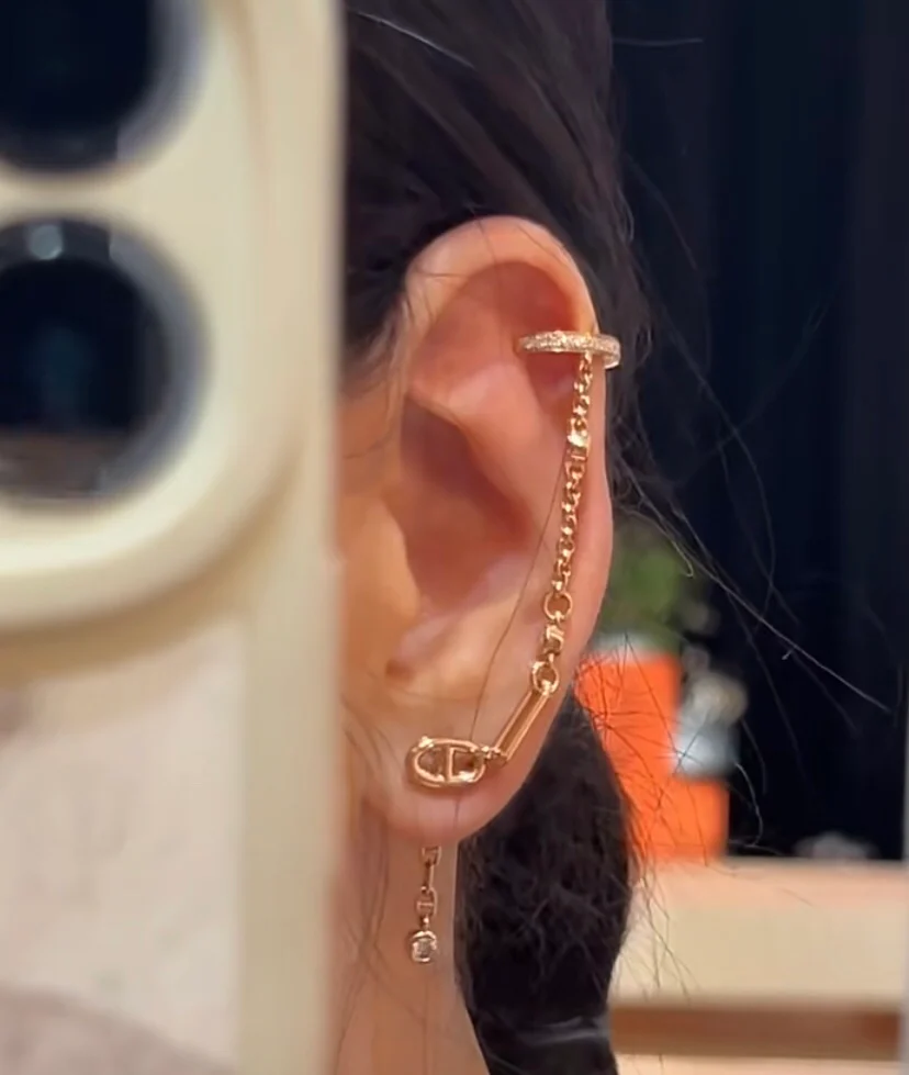 Серьги Hermes 009