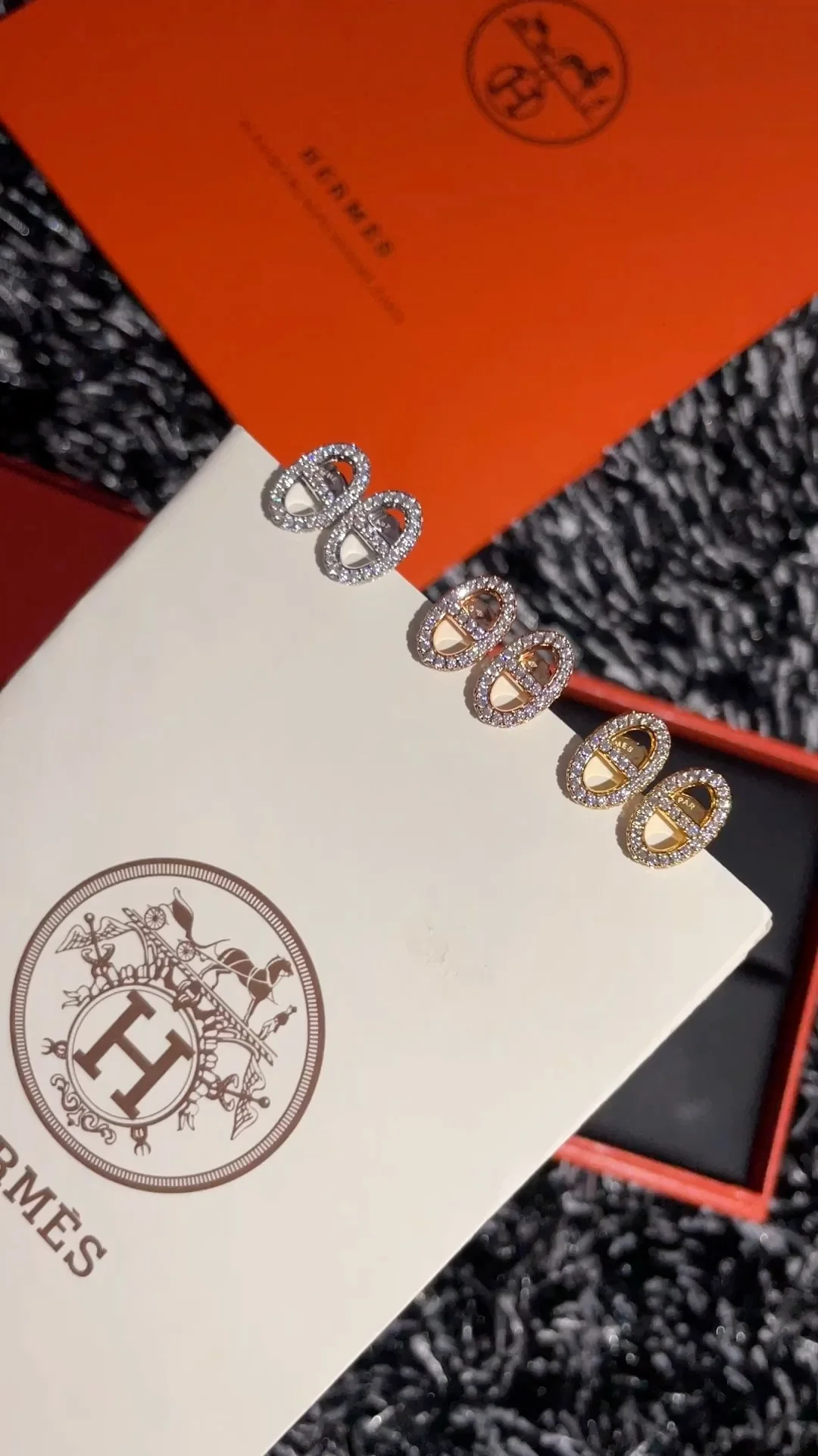 Серьги Hermes 034