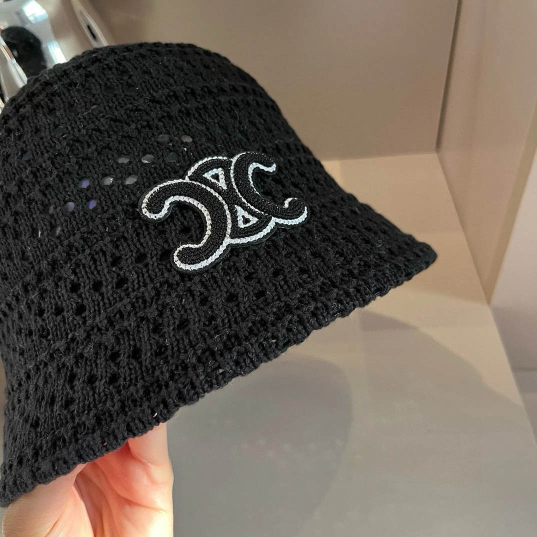 Celine - Новая вязаная панама - Черная