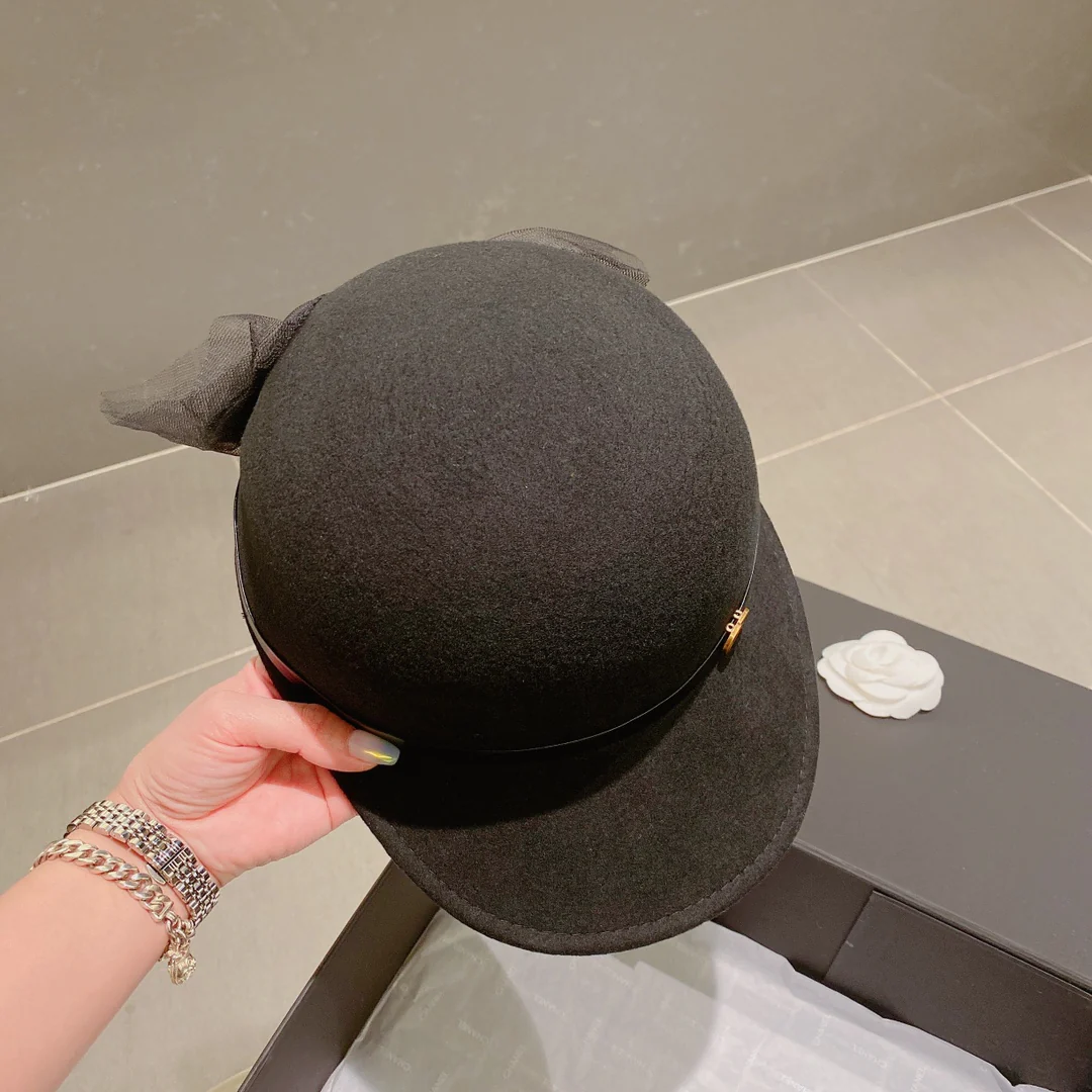 Gucci - Шерстяная бейсболка - Черная