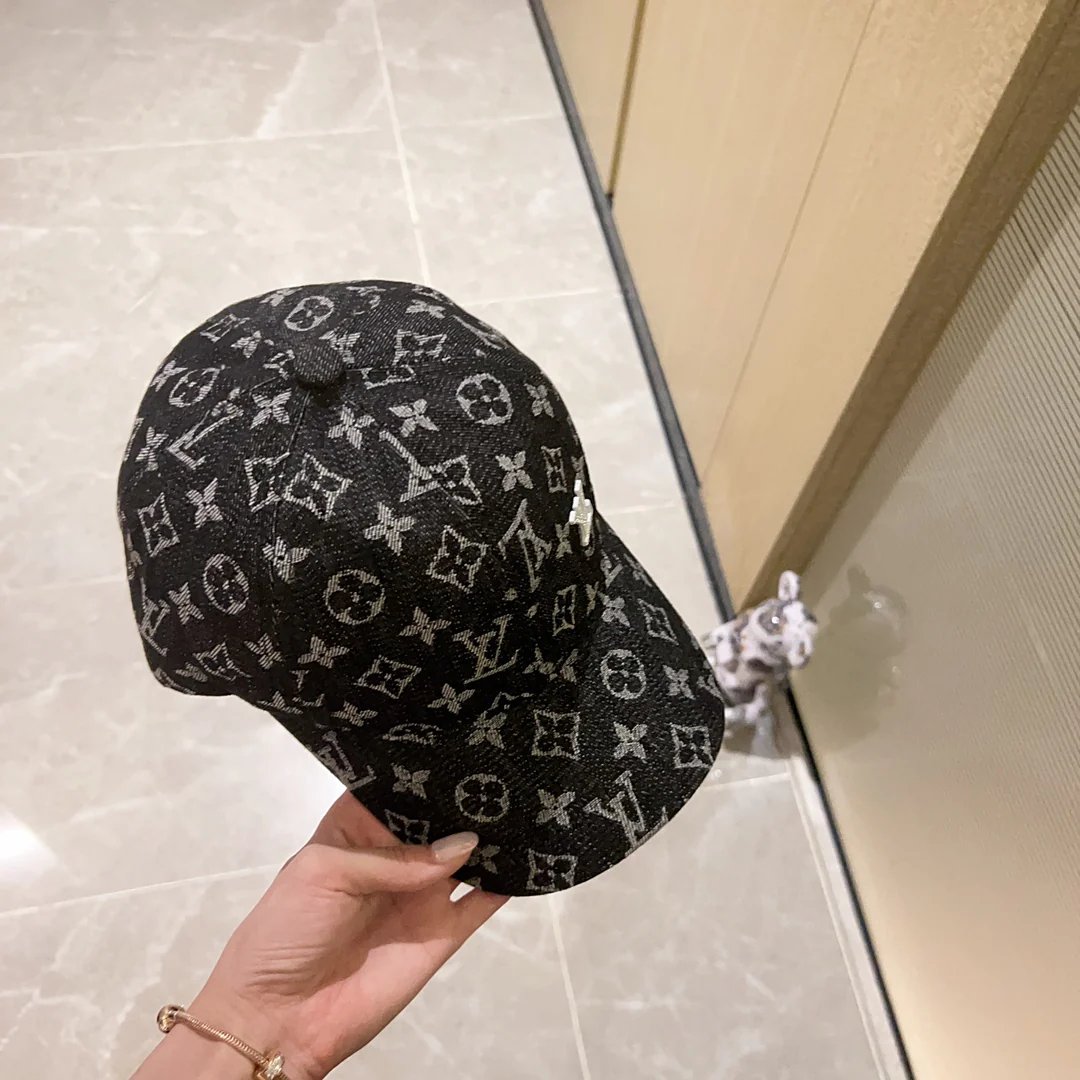 LV - Ковбойская шляпа/Кепка сферической формы - Черная