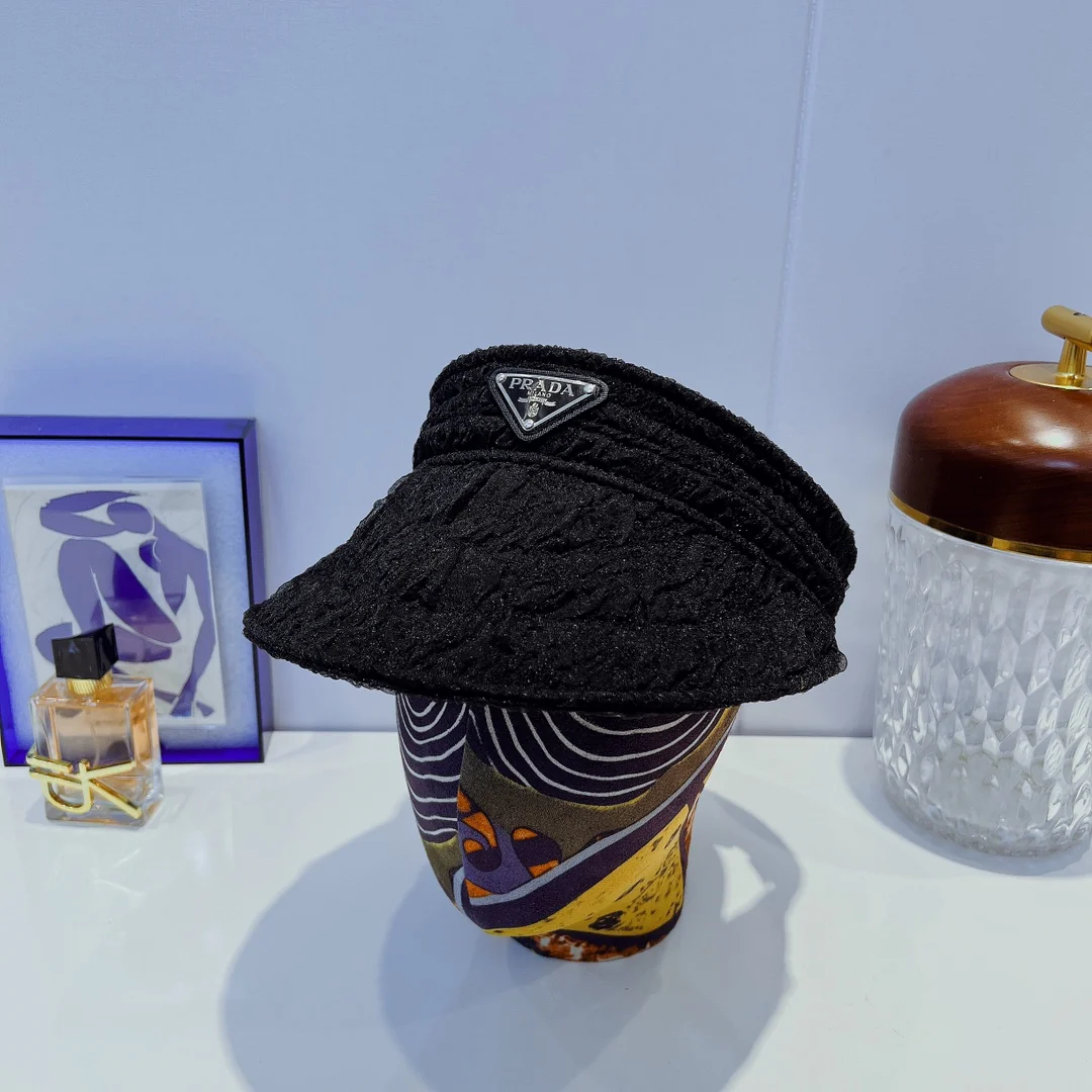 Шляпа от солнца Prada Candy Collection с открытым париком